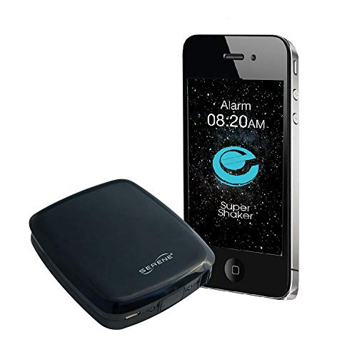 Serene Innovations SS201 Wireless Bluetooth Vibrating Alarm Clock for