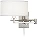Possini Euro Aluno Plug-in Style Swing Arm Wall Lamp