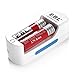 EBL 18650 Lithium Rechargeable Batteries 3000mAh 3.7V (2 Pack) and Li-ion 18650 18500 14500 Battery Charger (Upgraded)