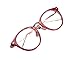 SOOLALA Clear Lens Cateye Glasses Magnifying Reading Glasses Customized Strengths