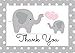 Jungle Animal Thank You Cards 50 Note Card Boxed Set