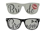 Bride and Groom Sunglasses Set - Wedding Supplies Favors Props Glasses - Great for Photo Booth and Wedding Photos