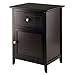 Winsome 92815 Eugene Accent Table, 18.9 inches, Espresso primary