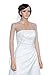 SAMKY 1T 1 Tier Crystals Pearls Beaded Wedding Veil (Fingertip Length 36