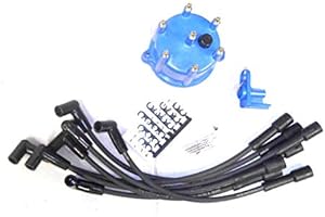 Marketplace Auto Parts Ignition Tune-Up Kit - OE Spark Plug Wire Set, Cap and Rotor - Compatible with 1987-1990 Jeep Cherokee 4.0L 6-Cylinder