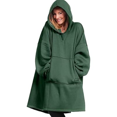 Oversized Fleece Comfy Hoodie with Large Pocket for Bahrain Ubuy
