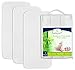Best NON-SLIDE Bamboo Changing Pad Liners - 3-Pack, Thicker & Highest Quality Fabric - 26.5” x 13” – Waterproof, Antibacterial, Hypoallergenic, Machine Wash & Dry – Nursery Necessities