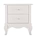Evolur Aurora Nightstand, Ivory Lace