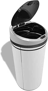vidaXL Papelera/Cubo Basura Automática con Sensor de Apertura 50 litros