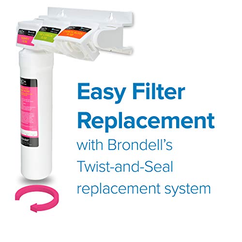 Brondell H2O+ Coral UC300 ThreeStage Undercounter Water Filtration