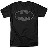 Unisex Adult Batman Classic Shield Logo Tonal T-Shirt Black