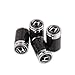 CzlpV 4pcs Carbon Fiber Auto Car Wheel Tire Air Valve Caps Stem Cover fit for Honda