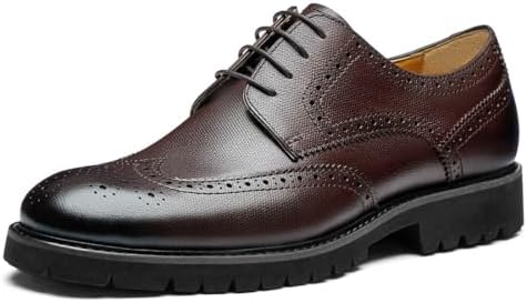 Amazon.com | POLO RALPH LAUREN Asher Wing Tip Black Calf Leather 8