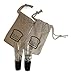 Red and White Wine Pourer - Set of two premium aerating pourers and decanting spouts designed for red and white wines with protective fabric bag and recycled paper gift box