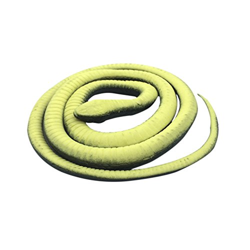 Realistic Rubber Black Mamba Snake 52 Inch Long,Scare Toy, by Brandon-super