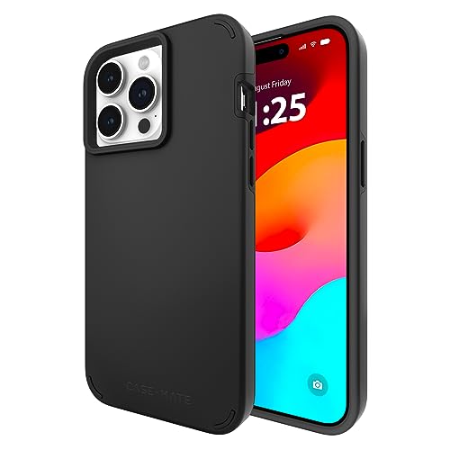 CASE-MATE Tough Duo Coque pour iPhone 15 Pro Max – Noir... en promo sur Amazon