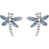 TINSLO Earrings for Women 925 Sterling Silver Tiny Cute Stud Drop Hoop Earrings Hypoallergenic Jewelry Various Gift