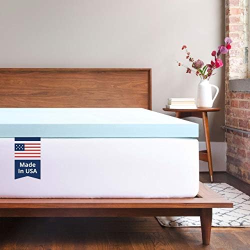 ViscoSoft Memory Foam Mattress Topper Queen 2 Inch Response Gel