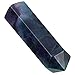 Rockcloud Flourite Healing Crystal Point Faceted Prism Wand Carved Reiki Stone Figurine