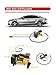 AutoVirazh Portable Black Pump: 12V Electric Car Tire Inflator with Pressure Gauge-Small Compressor Tanks with 3 Foot Hose & 3 Universal Nozzle Adapters for Automobiles, Bike Tires & Inflatables