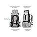 K9 Sport Sack | Dog Carrier Adjustable Backpack (Large, Air 2 - Charcoal Grey)