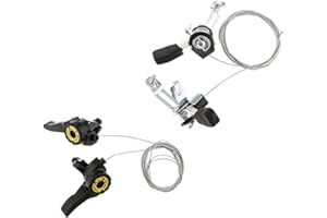 Nice Design2 Pairs Bike Bicycle Thumb Shifter Shift Levers Replacement 3 X 5/6/7 Speeds