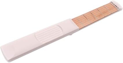 Amazon Supvox Pocket Guitar Trainerポータブルギターエクササイザーギター指コード変換トレーナー練習ツール ホワイト キーボードスタンド 楽器