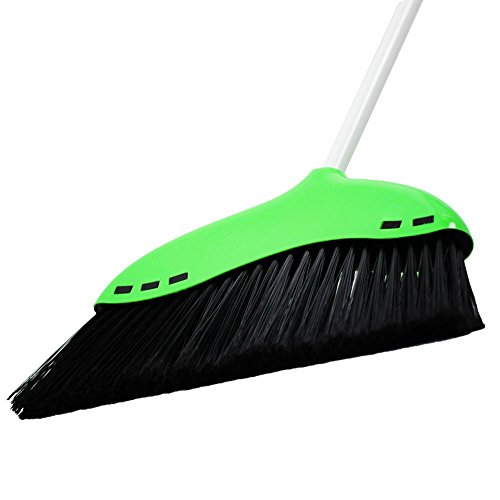 Long handle Broom Power Corner Large Angle Broom Use for Indoors or Outdoors Easy for Brooming, Sweeping, Cleaning, Housekeeping