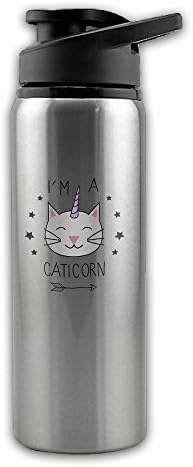 I Am A Caticorn Stainless Steel Cycling Cups 700 ML 22.8 X 7.2 Cm