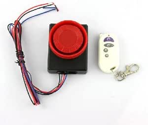 SNOW@New Motorcycle Safety Security Sensor Vibration Alarm Anti-Theft Remote Control