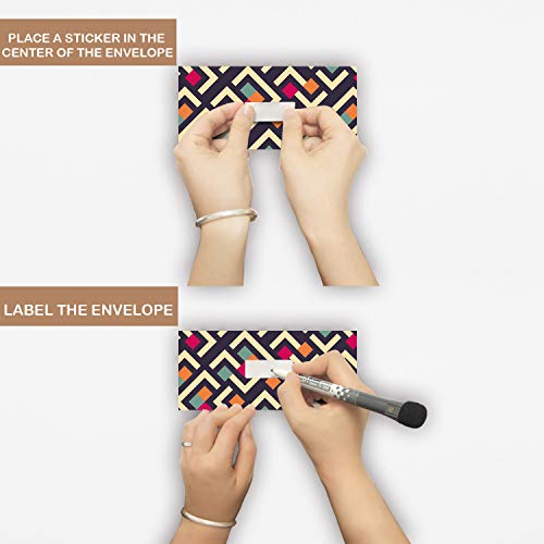 12 Budget Envelopes Laminated Cash Envelope System for Money Savings