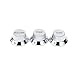 Pickup cover - TOOGOO(R)Guitar Pickup Covers Volume/Tone Control Knobs Switch Tip Chrome-Plated for Fender Stratocaster Strat