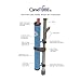 CaneTUBE® Cane Holder for Walker, Rollator and Wheelchair (Black), Walking Cane Attachment for Walkers, Rollators and Wheelchairs with Snap-On Clips and Strap