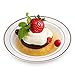 BloominGoods 100 Disposable Plastic Dessert Bowls | SMALL 6 oz. White Rose Gold Rimmed Premium Heavy Duty Real China Design Reusable | Great for Parties (50-Pack)