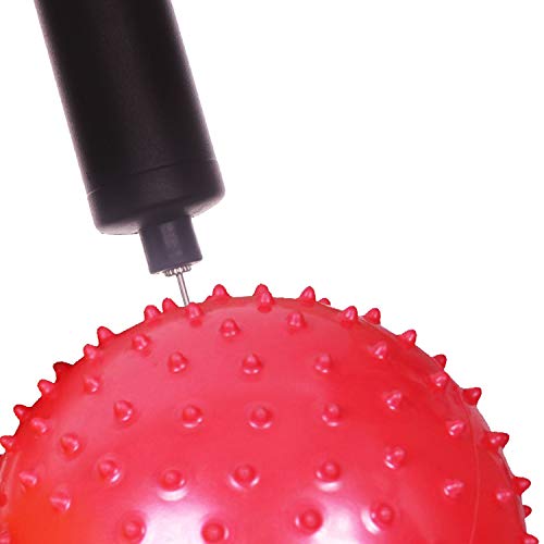 MINGRU Ball Pump for Basketball, Soccer, Volleyball, Rugby, Water Polo Ball & Other Inflatables Air Pump, Needles and Nozzles Included (Ball Pump Needle - 15 PCS) - Thumbnail 6