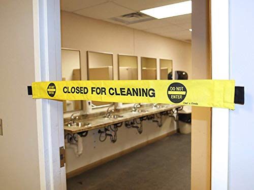 Dart's Goods Closed for Cleaning Sign! with Magnetic Ends! Folds Up for Easy Storage!