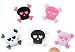 HipGirl 30pc Felt Skull Appliques/Embellishments--Halloween, Punk