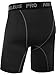 Neleus Men's 3 Pack Performance Compression Shorts,146,Black,Large