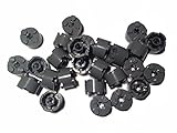 Lego Bricks, 2x2 Round, 25 Count, Dark Bluish Grey