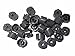 Lego Bricks, 2x2 Round, 25 Count, Dark Bluish Grey