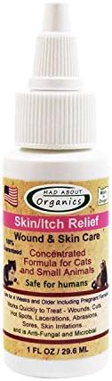 Mad About Organics All Natural Cat / Small Animal Skin Relief Healing Drops 1oz