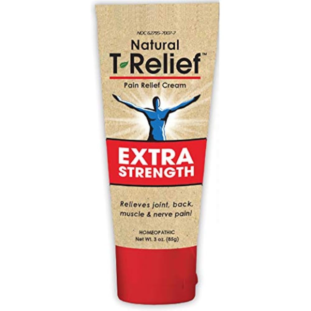 T Relief Extra Strength Pain Cream For Minor Joint Back Muscle Nerve
