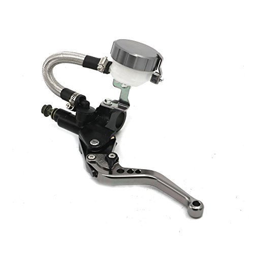 Motorcycle 7/8" Clutch Hydraulic Brake Levers Master Cylinder Oil Fluid Reservoir for Honda CB1000R 08-12 VFR750 91-97 VFR800 98-12 CBF1000 06-09