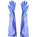 xt Working Long Durable PVC Glove with Cotton Lining Fishing Operation Gloves Medium