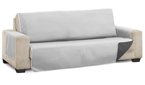 Martina Home Diamond 4-Seater Padded Sofa Cover - Grey/Anthracite