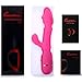G-Spot Vibrator Rabbit Vibrator Clitoris Vagina 10 Speed Silicone Stimulation Adult Sex Toy for Women (Pink)