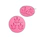 Fewo 3 Pack Marijuana Leaf Chocolate Candy Molds Maple Leaf Silicone Molds for Edible Jello Gummy Butter Fat Bomb Baking Cake Cookie Brownies Making Mini Soap Crayon Melts