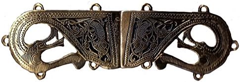 Cloak or Cape Clasp- Viking Dragon Bronze Plated