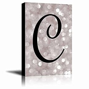The Letter C in Brush Stroke Cursive on...