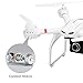 RC Quadcopter Drone with FPV Camera and Live Video - Quadcopter with Camera - X101 Quadcopters - Headless Mode 3D Flips & Rolls- 6-Axis Gyro A Key Return RTF Helicopter, White